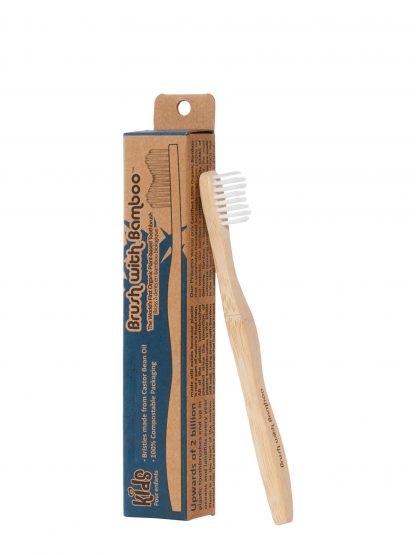 single kids toothbrush by Brush with Bamboo