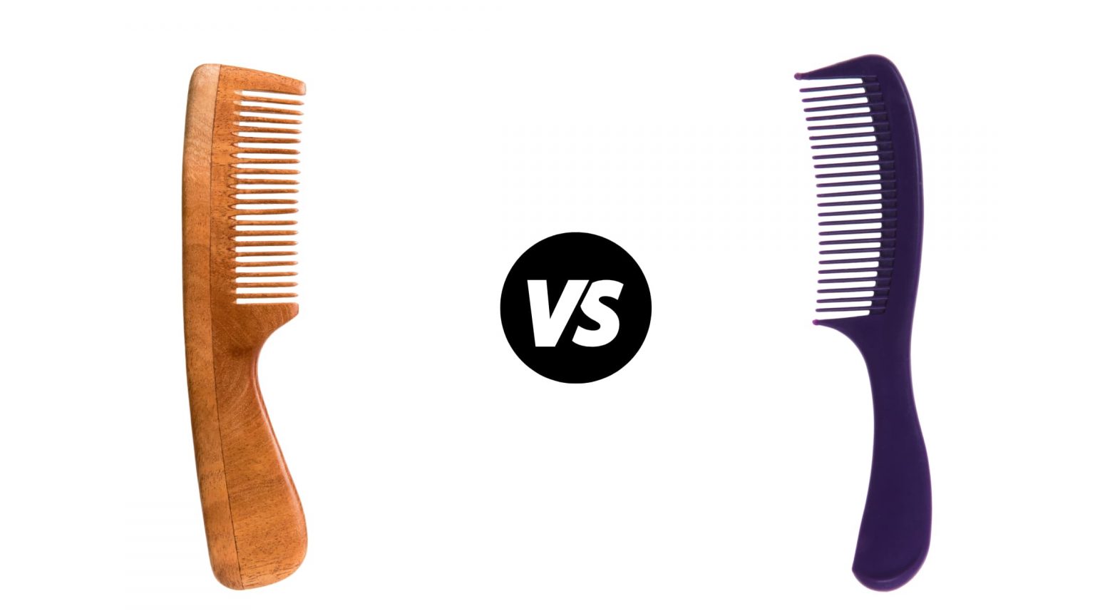 Wooden Combs vs Plastic Combs Brush with Bamboo