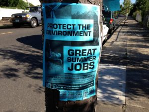 Advertisements on the environment